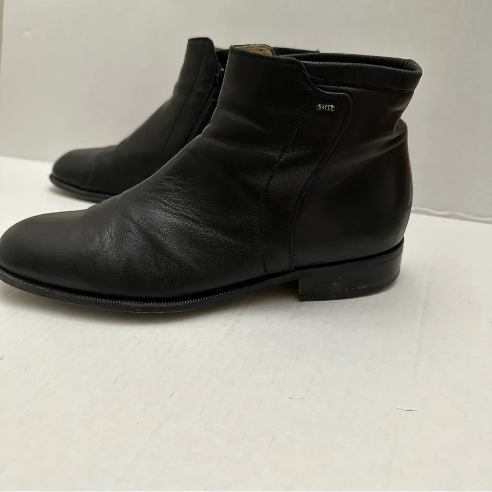 Bally Black Leather Boots